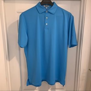 Peter Millar Blue Polo- Size: M-  Unknown Logo